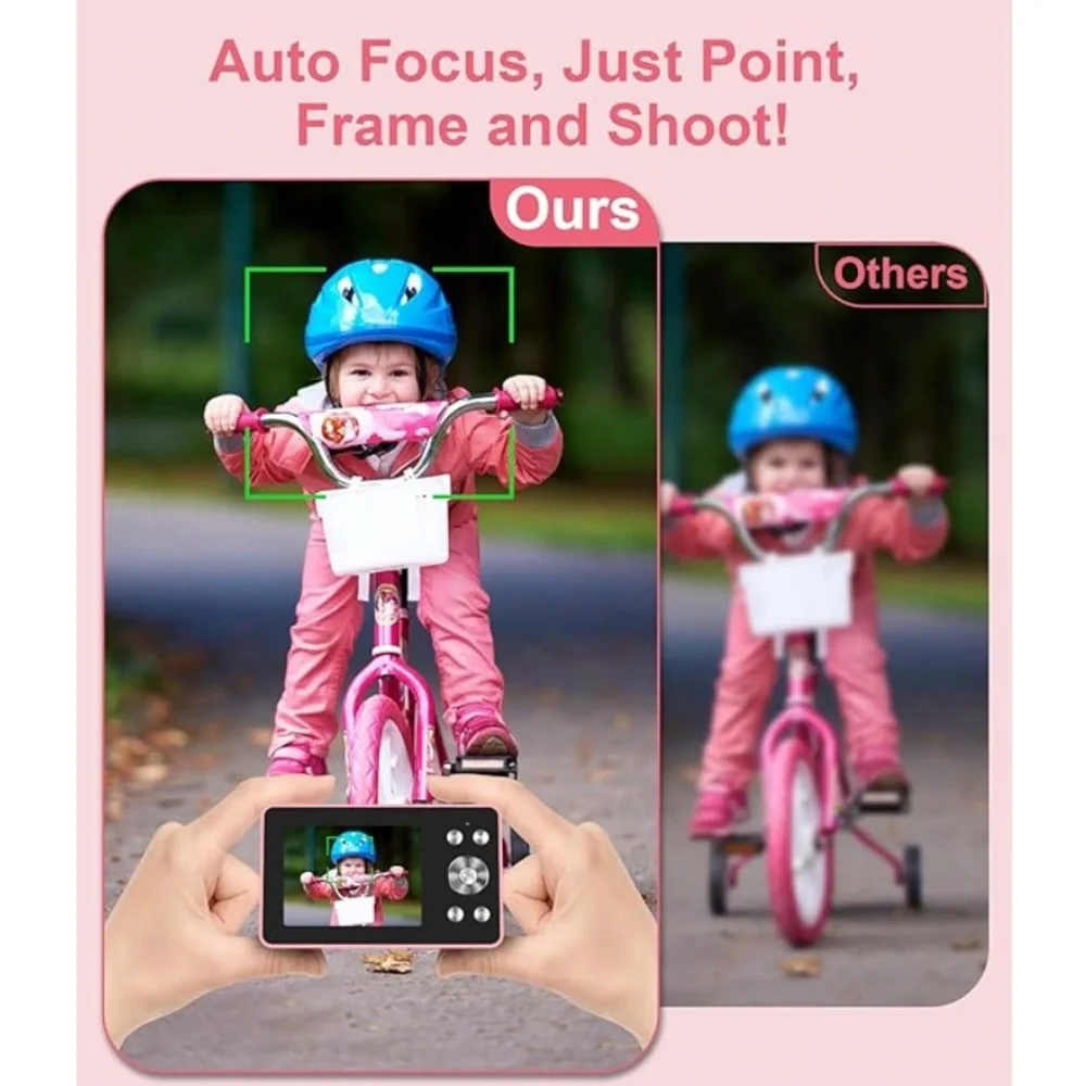 pink digital camera